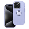Futerał SILICONE RING do IPHONE 15 PRO fioletowy