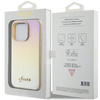Oryginalne Etui GUESS hardcase Saffiano Iridescent Script GUHCP14XPSAIRSD do Iphone 14 Pro Max złoty