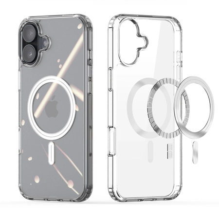 Dux Ducis Clin Mag case with MagSafe for iPhone 16 - transparent