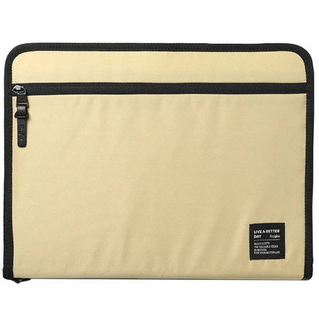 Ringke Smart Zip Pouch universal case for laptop, tablet (up to 13 ''), stand, bag, organizer, beige