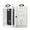 Oryginalne Etui IPHONE SE 2022 / SE 2020 / 7 / 8 Guess Hardcase Saffiano Triangle Logo Cardslot czarne