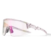 Rockbros Radsportbrille Photochrom, mit UV-Schutz und Korrektureinsatz, Klar - Lila