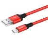 HOCO Kabel X14 Micro USB 3.1A 1M rot