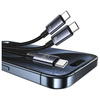 USAMS Kabel 2w1 2xUSB-C 72W 1,2m         Aluminum Alloy Data Cable Sufeng Series SJ740USB101 (US-SJ740)