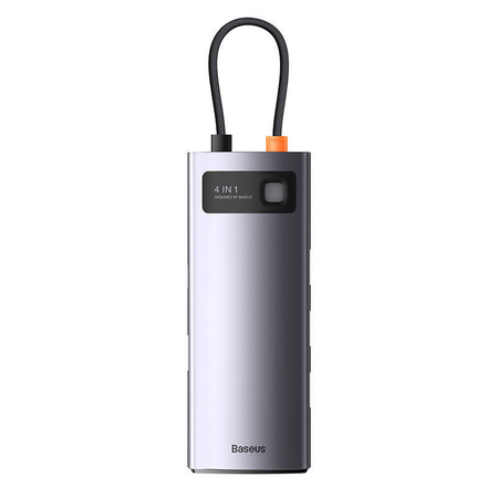 Baseus Metal Gleam Series 4 in 1 HUB Dockingstation USB Typ C – 4 x USB 3.2 Gen. 1 (WKWG070013)