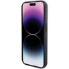 Karl Lagerfeld Gripstand Saffiano Choupette Pins case for iPhone 15 Pro - black