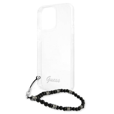 Guess nakładka do iPhone 13 Pro Max 6,7" GUHCP13XKPSBK przeźroczysta hard case Black Pearl