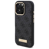 Original Case IPHONE 16 PRO Guess Hardcase 4G Logo Plate MagSafe (GUHMP16LU4GPRK) black