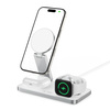 TECH-PROTECT QI15W-A47 3IN1 MAGNETIC MAGSAFE WIRELESS CHARGER WHITE