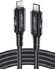 Acefast Kabel MFI USB Typ C - Lightning 1,8m, 30W, 3A schwarz (C4-01 C Black)