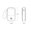 Powerbank 10000 mAh 20 W Baseus Qpow Pro Overseas Edition + USB C 3A Kabel – Schwarz