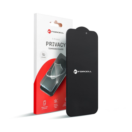 Szkło Hartowane Forcell Privacy Glass - do Iphone XS Max / 11 Pro Max czarny