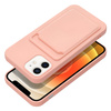 Futerał CARD CASE do IPHONE 12 różowy