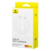Baseus Superior Series II USB-C – USB-C 30 W 480 Mbit/s 2 m Kabel – Weiß