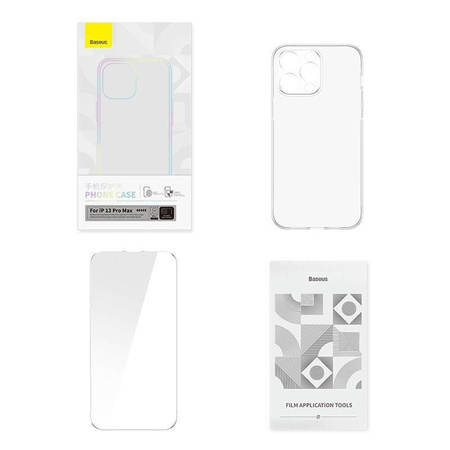 Etui IPHONE 13 PRO MAX Baseus Corning & Szkło Hartowane transparentne