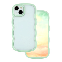 Nakładka Wave do iPhone 15 6,1&quot; zielona