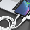 Dudao Kabel USB - USB Typ C 6A Kabel 1 m weiß (TGL3T)