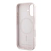 Etui Karl Lagerfeld Silicone nauble Heads Print MagSafe na iPhone 16 Plus - różowe