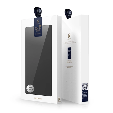 Dux Ducis Skin Pro Hülle mit Klappe und Kartenfach für Xiaomi Redmi Note 13 5G – Schwarz