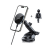 TECH-PROTECT MM15W-V5 MAGNETIC MAGSAFE DASHBOARD & VENT CAR MOUNT WIRELESS CHARGER 15W BLACK/BLACK