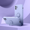 Futerał SILICONE RING do IPHONE 15 PRO fioletowy