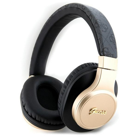 Guess Bluetooth on-ear headphones GUBH604GEMK black/black 4G Script