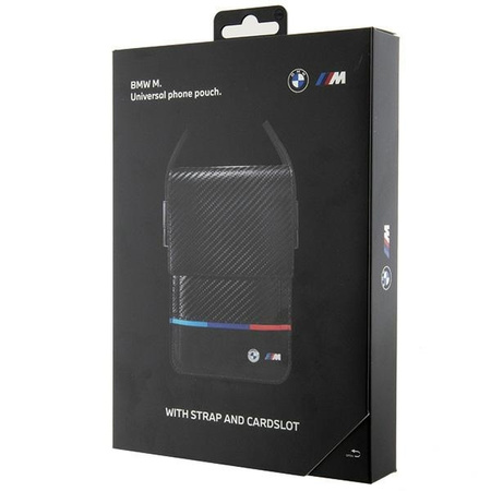 Torebka BMW Carbon Tricolor Line (BMOWBPUCARTCBK) czarne