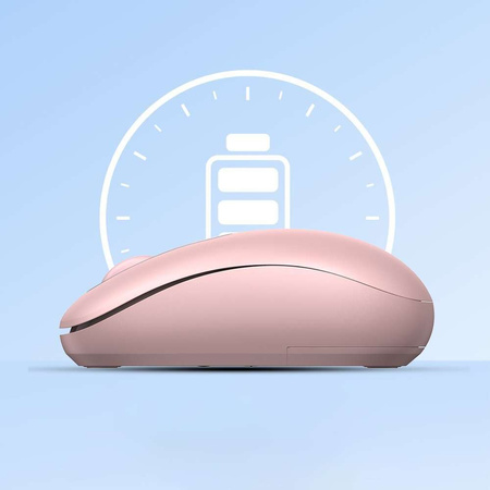 Ugreen MU105 2.4GHz USB wireless mouse - pink