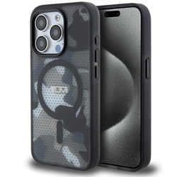 Tumi TUHMP15LTCAMK iPhone 15 Pro 6.1"czarny/black hardcase Frosted Camo Print MagSafe