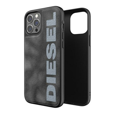 Diesel Moulded Case Bleached DenimiPhone 12/12 Pro szaro-biały/grey-white 44297