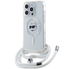 Karl Lagerfeld KLHMP15LHCCHNT iPhone 15 Pro 6.1" hardcase transparent IML Choupette Head & Cord Magsafe