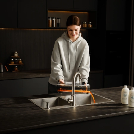 Odkurzacz pionowy UWANT D700 z funkcją mopowania i stacją ładowania - biały