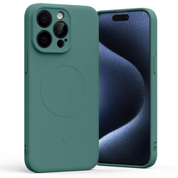 Mercury Semi-Silicon Magsafe Iphone 15 Pro Max , GREEN / ZIELONY