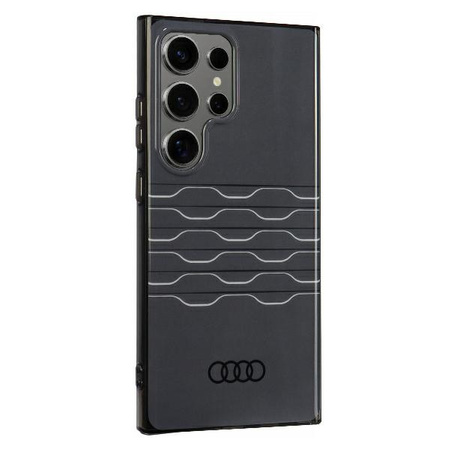 Audi nakładka do Samsung Galaxy S24 Ultra AU-IMLS24U-A6/D3-BK czarna IML