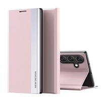Neues Sleep Case Flip Cover mit Standfunktion für Samsung Galaxy A56 - Rosa