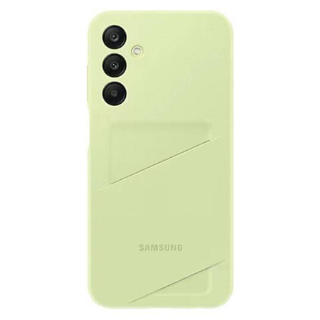Etui Samsung Card Slot Case EF-OA256TMEGWW z kieszenią na karty do Samsung Galaxy A25 5G - zielone