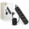 TECH-PROTECT PRZEDŁUŻACZ POWER SOCKET PCL4X3 2xUSB/1xUSB-C 200M BLACK
