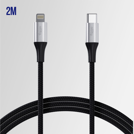 Allity kabel AUC-01 USB-C - Lightning 2,0 m 27W czarny