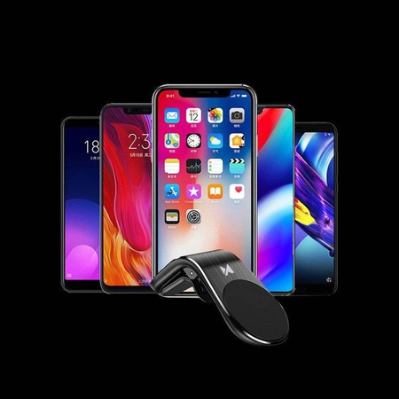 Wozinsky magnetyczny uchwyt samochodowy na kratkę wentylacyjną nawiew czarny (WCH-02)