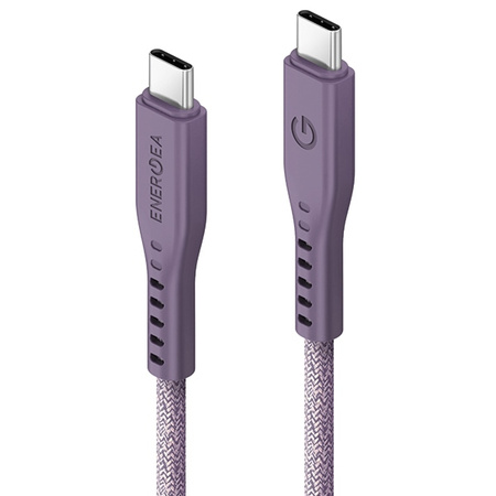 ENERGEA kabel Flow USB-C - USB-C1.5m fioletowy/purple 240W 5A PD Fast Charge