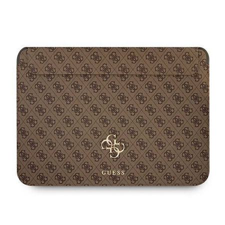 Guess Sleeve GUCS13G4GFBR 13" brązowy /brown 4G Big Logo