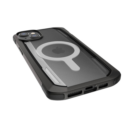 Raptic X-Doria Secure Case für iPhone 14 Pro Max mit gepanzerter MagSafe-Hülle schwarz