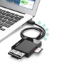 Ugreen USB 3.0 SD / micro SD / CF / MS memory card reader black (CR125 30333)