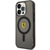 Ferrari FEHMP14XURKK iPhone 14 Pro Max 6,7" schwarz/schwarz Hardcase Translucent Magsafe