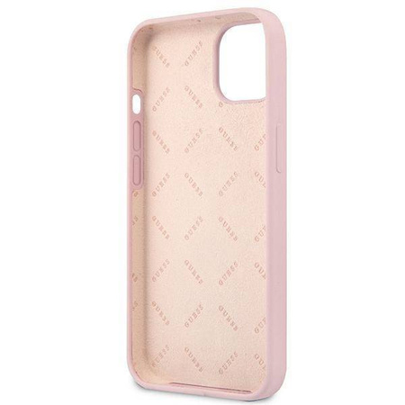 Guess GUHCP13SSLTGU iPhone 13 mini 5.4 "lila / lila Hardcase Silikondreieck
