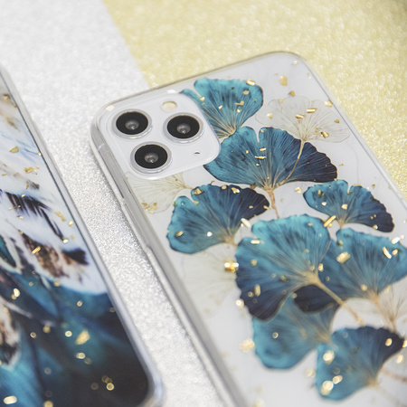 Nakładka Gold Glam do iPhone 15 Pro Max 6,7&quot; listki