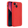 Futerał Silicone Mag Cover kompatybilny z MagSafe do IPHONE 13 MINI czerwony
