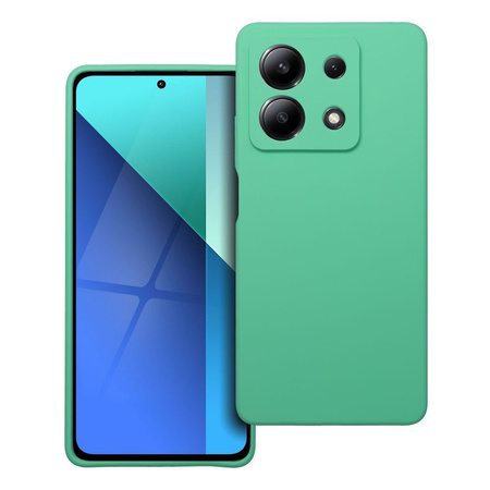 Futerał SILICONE 2mm do XIAOMI REDMI NOTE 13 5G miętowy