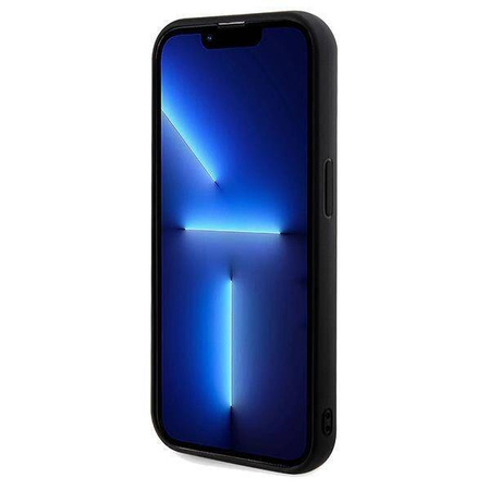 Guess nakładka do iPhone 14 Pro 6,1" GUHCP14LPSFDGSK HC SEQUIN SCRIPT METAL czarna