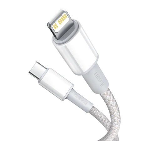 Baseus kabel USB Typ C - Lightning szybkie ładowanie Power Delivery 20 W 2 m biały (CATLGD-A02)